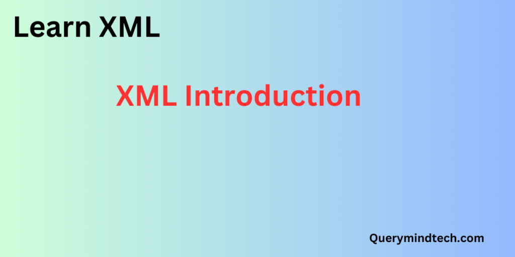 xml-introduction