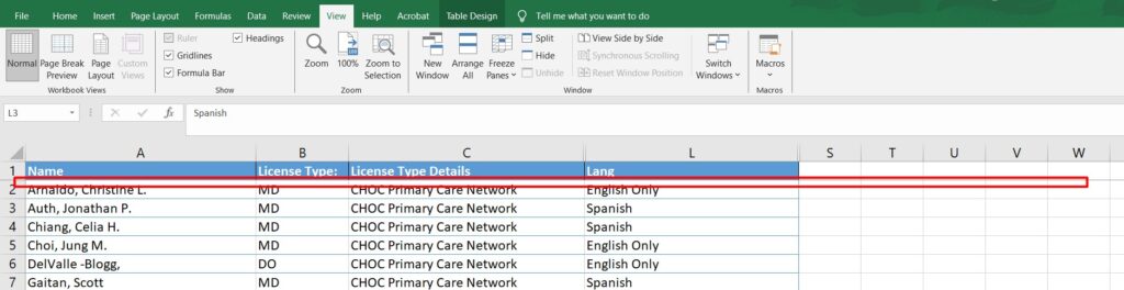 Excel Freeze option validation : How to Freeze a Row in Excel (Step-by-Step Guide)